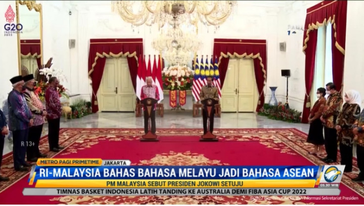 RI-Malaysia Bahas Penggunaan Bahasa Melayu Jadi Bahasa Kedua ASEAN