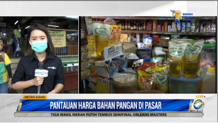 Pantauan Harga Bahan Pangan di Pasar Wonokromo Surabaya