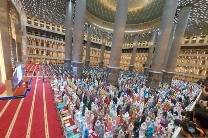 Kapasitas Masjid Istiqlal Dibatasi 100 Ribu Orang