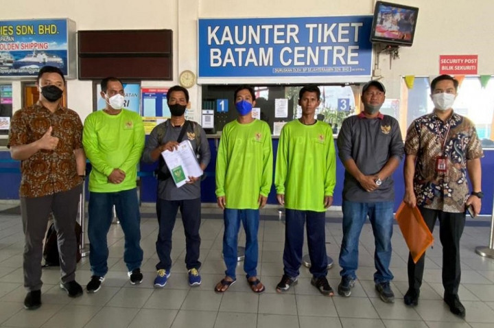 5 Nelayan Indonesia Korban Kapal Karam di Malaysia Pulang ke Tanah Air