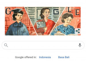 Google Doodle Merayakan Warisan Jurnalis Siti Latifah Herawati Diah