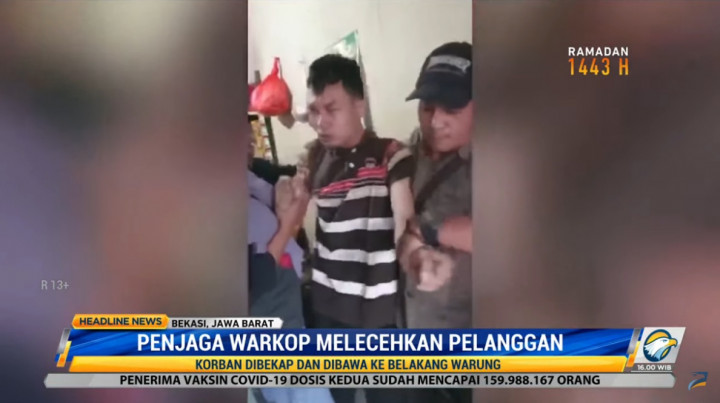 Berniat Perkosa Pelanggan, Penjaga Warkop di Bekasi Dikepung Warga