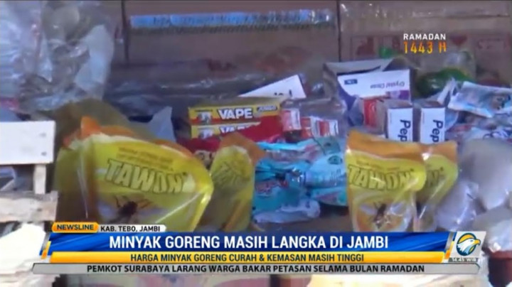 Minyak Goreng di Tebo Langka dan Mahal