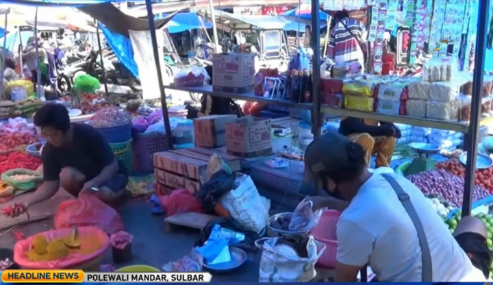 Pedagang Pasar Baru Polewali Mandar Tak Lagi Jual Minyak Goreng