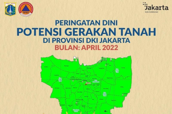 10 Kecamatan di Jakarta Rawan Tanah Bergerak