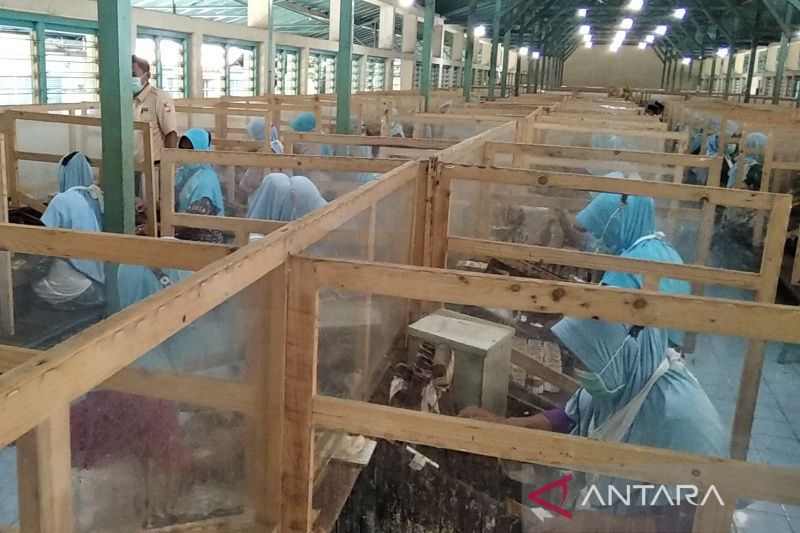 Aktivitas para pekerja di sektor rokok di salah satu perusahaan rokok di Kabupaten Kudus, Jawa Tengah. ANTARA/Akhmad Nazaruddin Lathif.