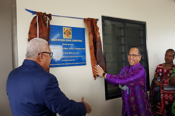 Indonesia Bangun Gedung Asrama Queen Victoria School di Fiji