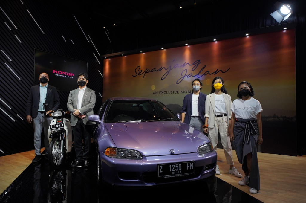 Ilustrasi gala premier Sepanjang Jalan. Honda