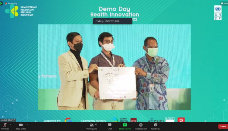 Mahasisw UGM mengembangkan Aplikasi Vital Sense. DOK UGM