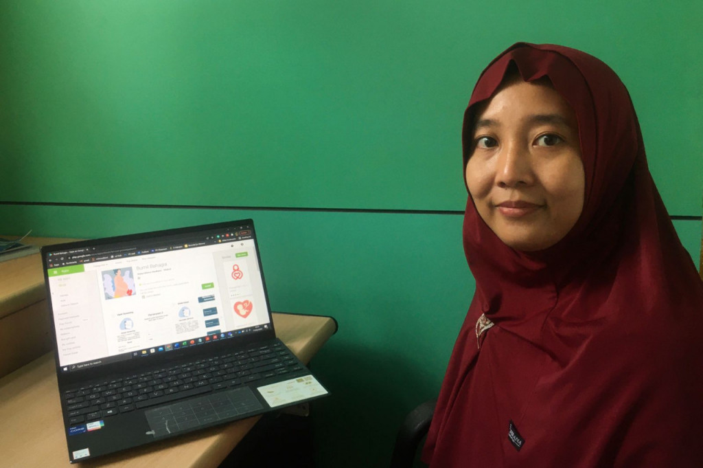 Dosen pembimbing proyek aplikasi Bumil Bahagia, Retno Aulia Vinarti (Vivin). DOK ITS