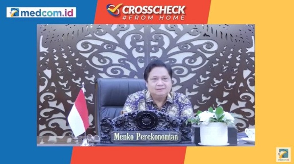 Menteri Koordinator Bidang Perekonomian Airlangga Hartarto. Medcom.id/Theo