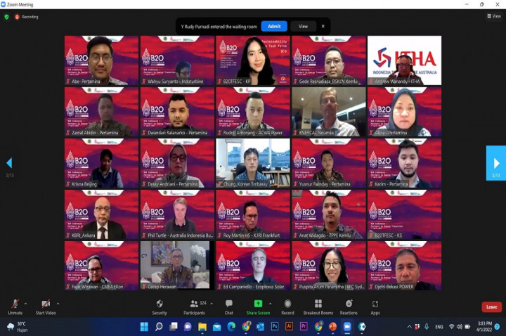 Kolaborasi ESC B20 dan Kemenlu Tawarkan Kemitraan Proyek Transisi Energi