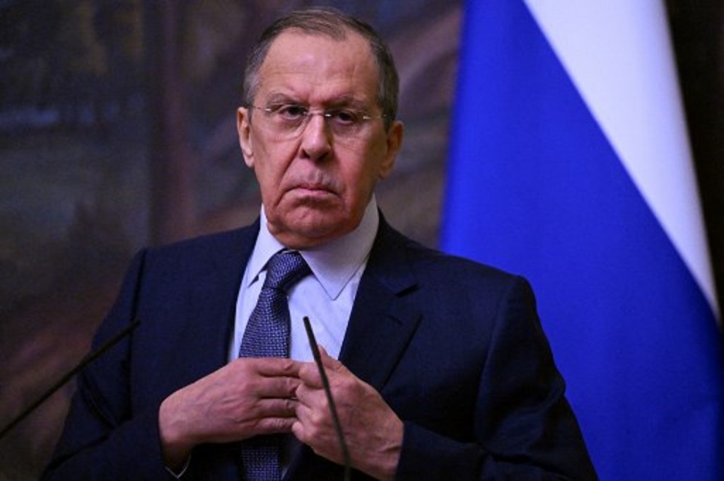 Menlu Rusia Sergey Lavrov. (Kirill KUDRYAVTSEV / POOL / AFP)