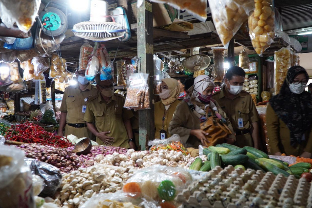  Pemantauan harga dan stok komoditas pangan di Gunungkidul. Dokumentasi/ istimewa