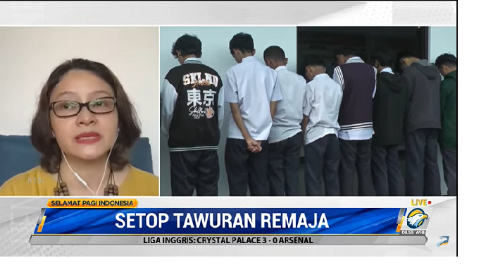 Ini Cara Stop Tawuran Remaja Menurut Psikolog
