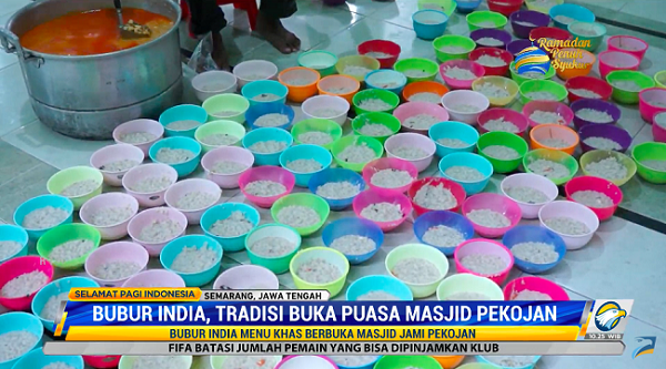 Bubur India, Tradisi Buka Puasa Masjid Pekojan
