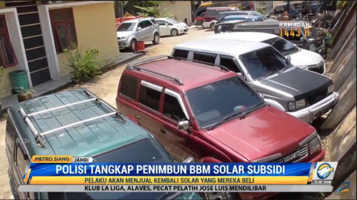 Polisi Tangkap Gembong Penimbun BBM Solar Subsidi di Jambi
