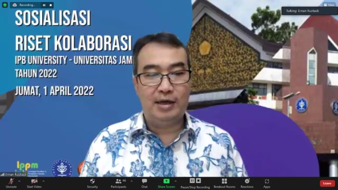 Gandeng Universitas Jambi, IPB Perluas Kolaborasi Penelitian