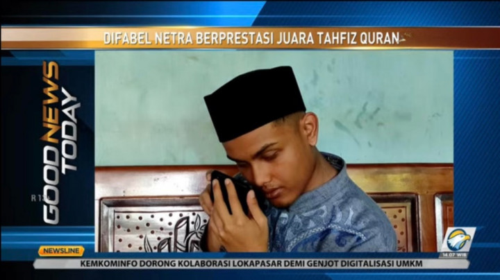 Disabilitas Tak Jadi Penghalang Rahmat Jadi Juara Tahfiz Al-Qur'an