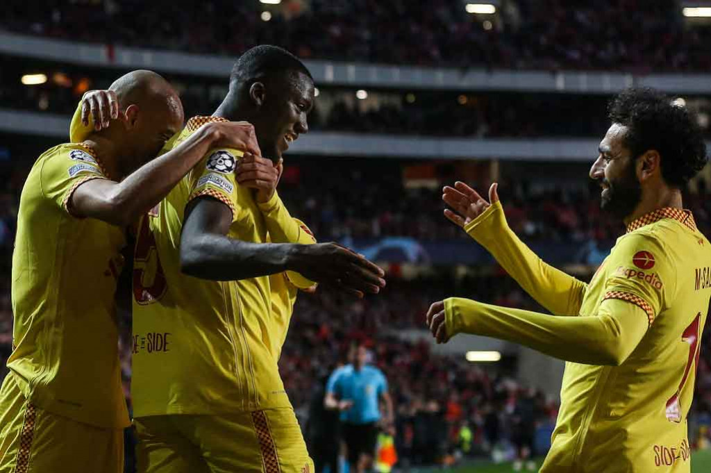Luapan Kegembiraan Pemain Liverpool Usai Tundukkan Benfica 3-1