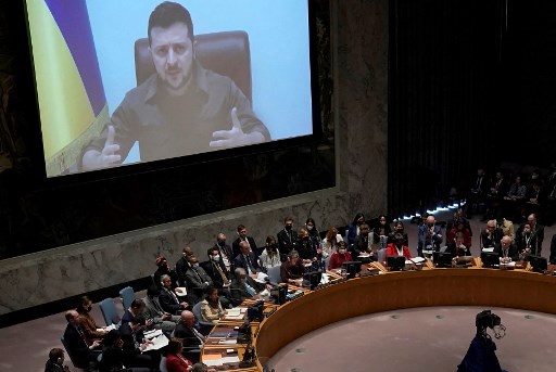 Zelensky: Keberadaan DK PBB Tak Jamin Keamanan Dunia