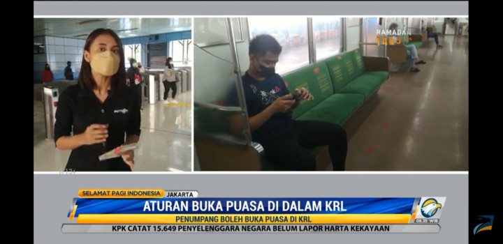 Penumpang Boleh Buka Puasa di KRL, Asal...