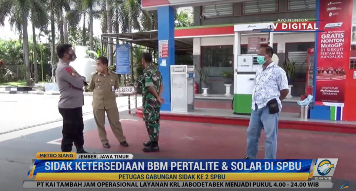 Petugas Sidak Stok BBM, Manajemen SPBU Menolak Ditemui