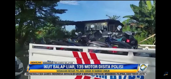 Balap Liar usai Tarawih, 135 Sepeda Motor Disita