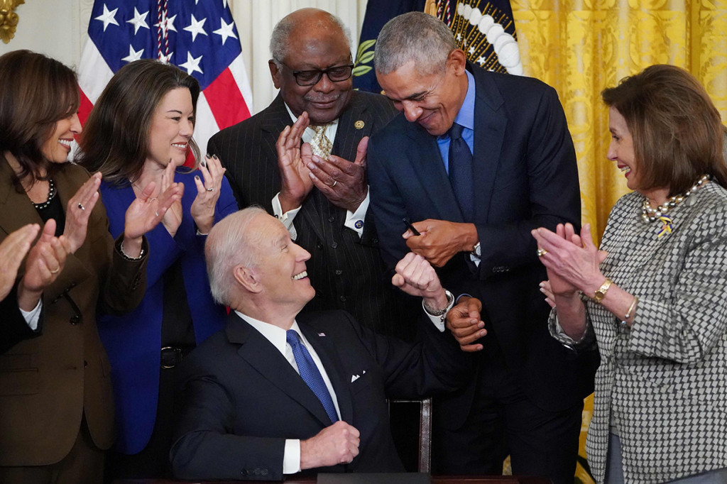 Momen Barack Obama dan Joe Biden Reuni di Gedung Putih