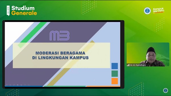Direktur Jenderal Pendidikan Islam Kementerian Agama Ali Ramdhani. DOK ITB