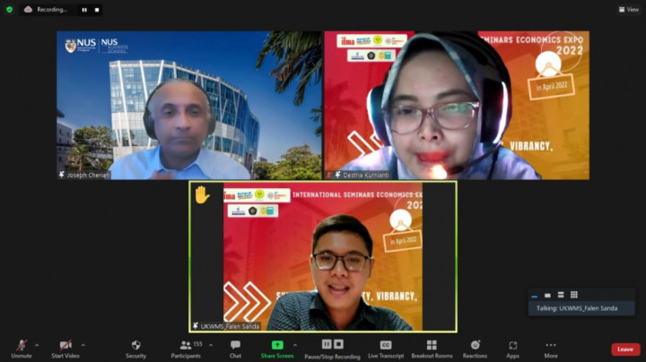 Kolaborasi 3 Universitas Hadirkan Prof Joseph Cherian, Bahas Manajemen Aset