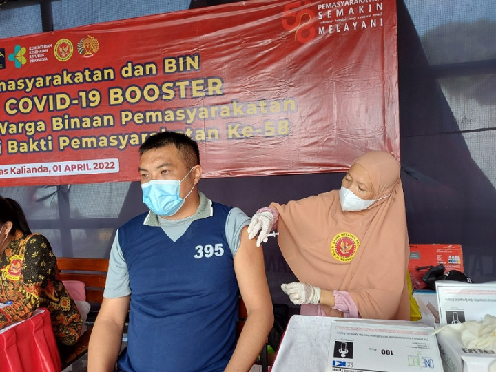 Cegah Penularan, Lapas Jadi Sasaran Vaksinasi <i>Booster</i> BIN