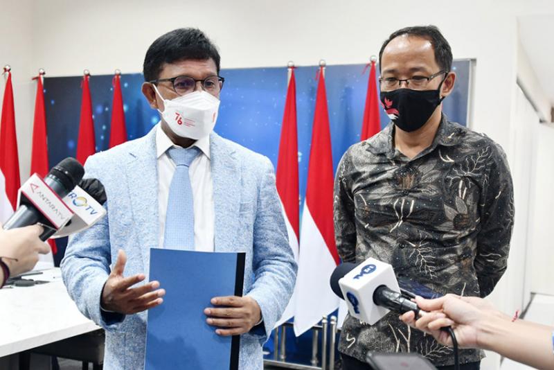 Menkominfo Johnny G Plate. Foto: Humas Kemenkominfo.