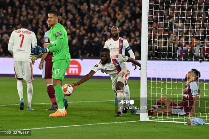Liga Europa: 10 Pemain West Ham Tahan Imbang Lyon 1-1