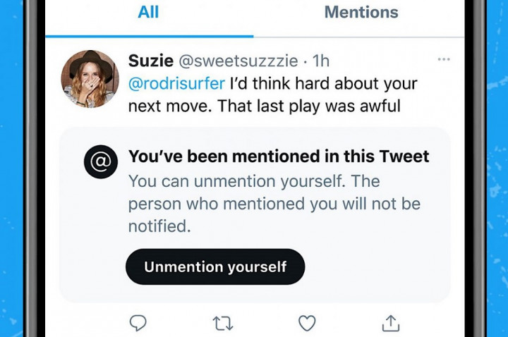 Twitter Gulirkan Fitur Hapus Mention