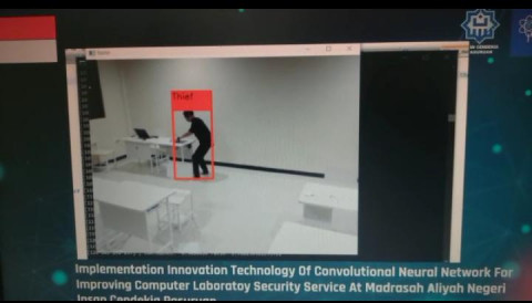 Siswa MAN IC Pasuruan Kembangkan Alat Deteksi Orang Asing Serupa CCTV