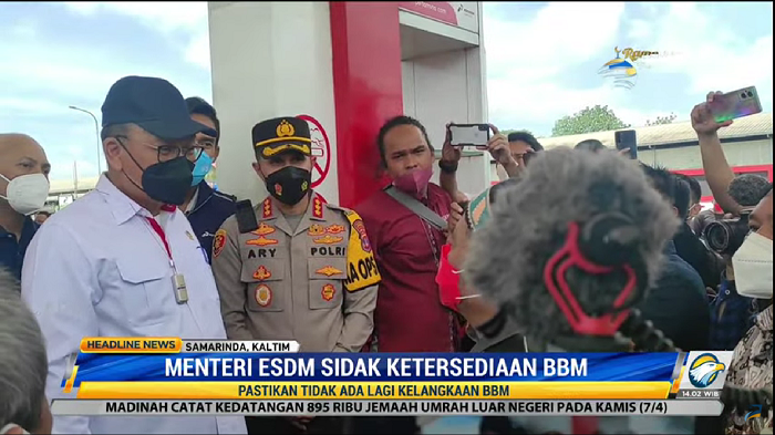 Menteri ESDM Sidak Ketersediaan BBM