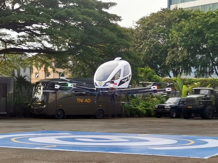 Test Flight Taksi Terbang EHang 216, Langsung Dikontrol dari Tiongkok