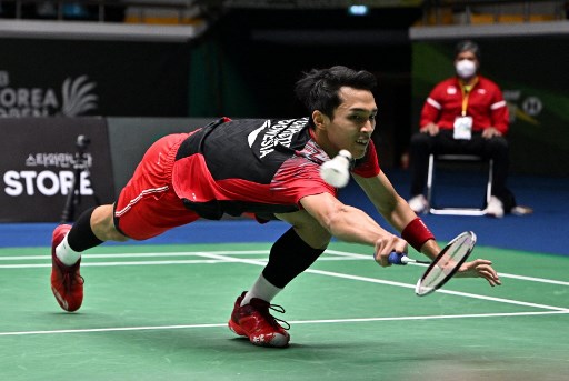 Tampil Buru-buru, Jonatan Christie Gagal Juara di Korea Open 2022