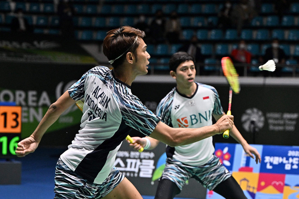 Fajar/Rian dan Jojo Runner Up Korea Open 2022