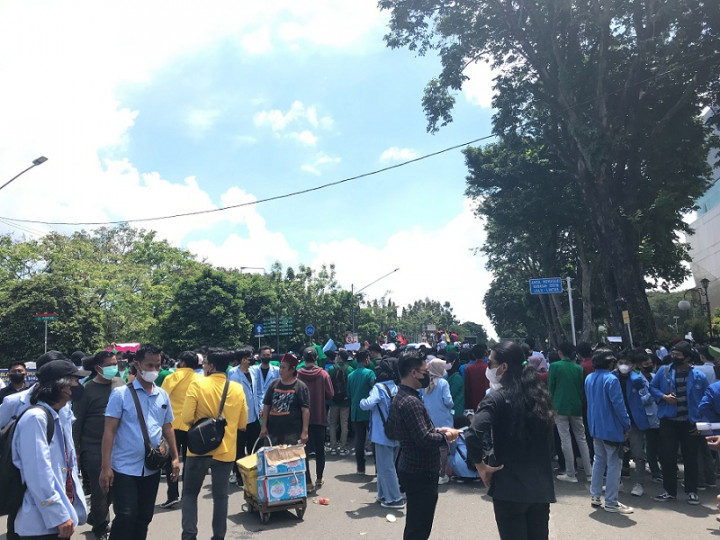 Diduga Penyusup, 3 Pemuda Ikut Aksi Mahasiswa Ditangkap