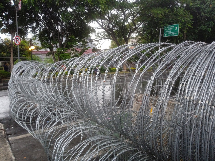 Akses Jalan Menuju Istana Bogor Diblokade