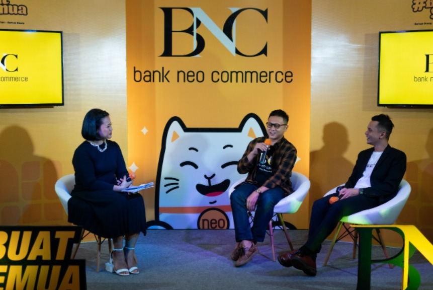Bank Neo Commerce menyebut masyarakat masih banyak mengalami permasalahan finansial dan literasi keuangan. FOTO: Bank Neo Commerce 