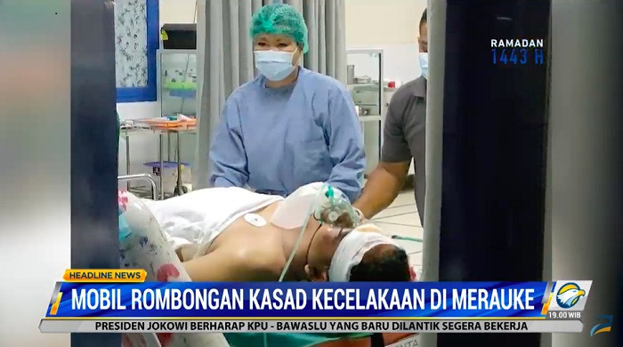 Mobil Rombongan KSAD Kecelakaan di Merauke, 2 Orang Meninggal Dunia