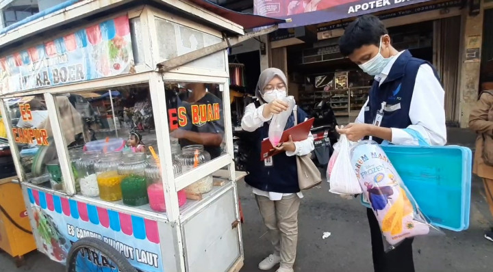 Sidak Pedagang Takjil di Ciamis, BPOM Temukan Makanan Mengandung Pewarna Tekstil