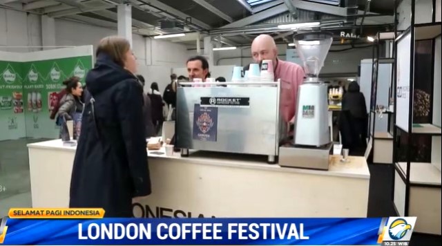 Kopi Kintamani dan Sipirok Ikut Ramaikan London Coffee Festival 2022