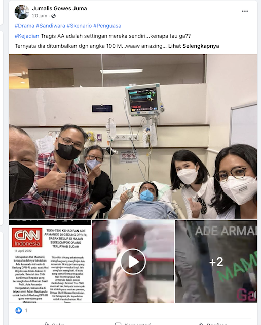 [Cek Fakta] Benarkah Ada Armando Ditumbalkan Senilai Rp100 Miliar dalam Pengeroyokan di Depan DPR? Ini Faktanya