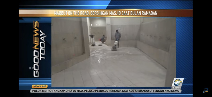 Marbut <i>On The Road</i>, Bersihkan Masjid Saat Bulan Ramadan