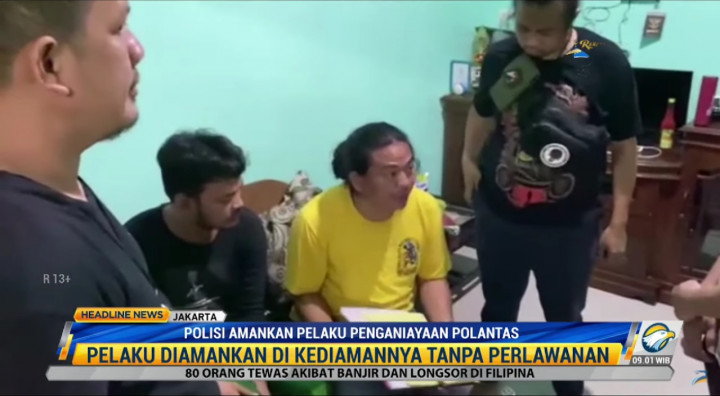 Pelaku Penganiayaan Polantas Saat Demo di Gedung DPR Ditangkap