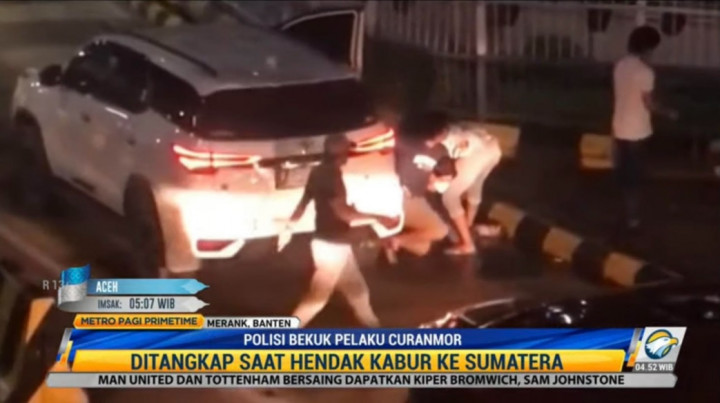 Pelaku Tembak Spesialis Pencuri Motor Saat Coba Kabur di Pelabuhan Merak